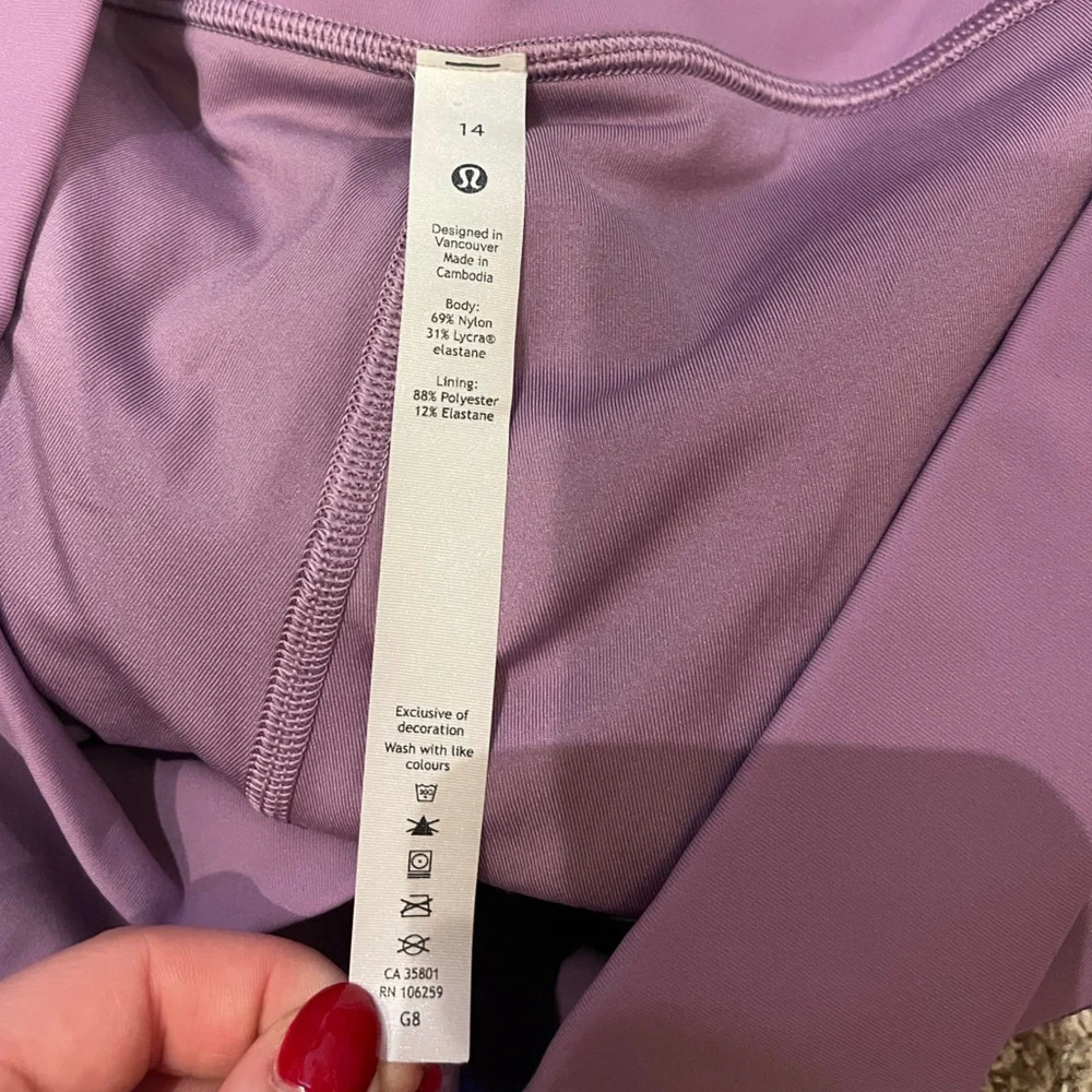 Lululemon Wunder Under High-Rise Tight 25" *Luxtreme - Wisteria Purple - Picture 4 of 6